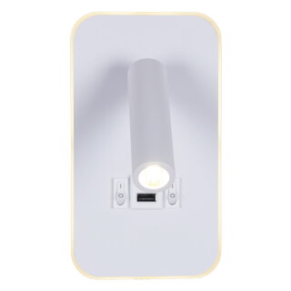 Спот SNEHA 86204-9.2-001KT LED12W+USB WT