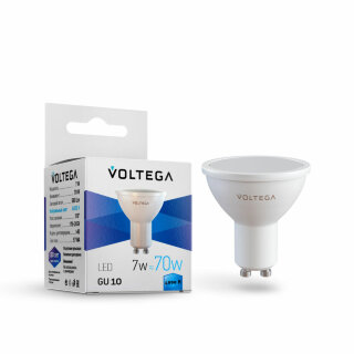 Лампа светод. Voltega Simple MR16 7W 4000K 110^  GU10 7057