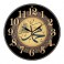 Часы настенные 39см, корпус черный "Мухаммад" "Рубин" 4040-109
