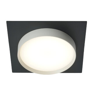 Светильник встраиваемый Feron DL506 15W GX53 230V черный+бел без лампы