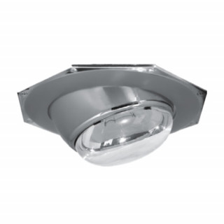 Встраиваемый Feron 305 R39 E14 р/г 8 гран. серый