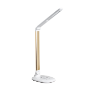 Наст. лампа UL613 (белый/золото, 9 Вт, LED с функц.ночника, регул.темпю света и ур. яркости)