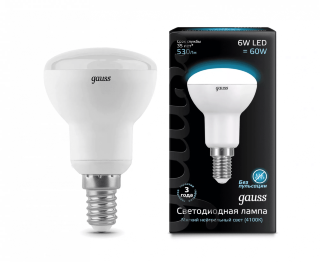 Лампа Gauss LED Reflector 106001106 R50 6W E14 2700K