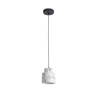 Подвес ESCADA  1173/1S E27*60W Black/Marble white