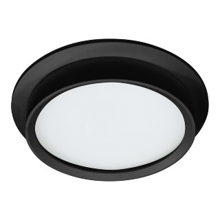 Светильник встраиваемый Feron DL704 25W 230V GX70 черный круг, без лампы IP44