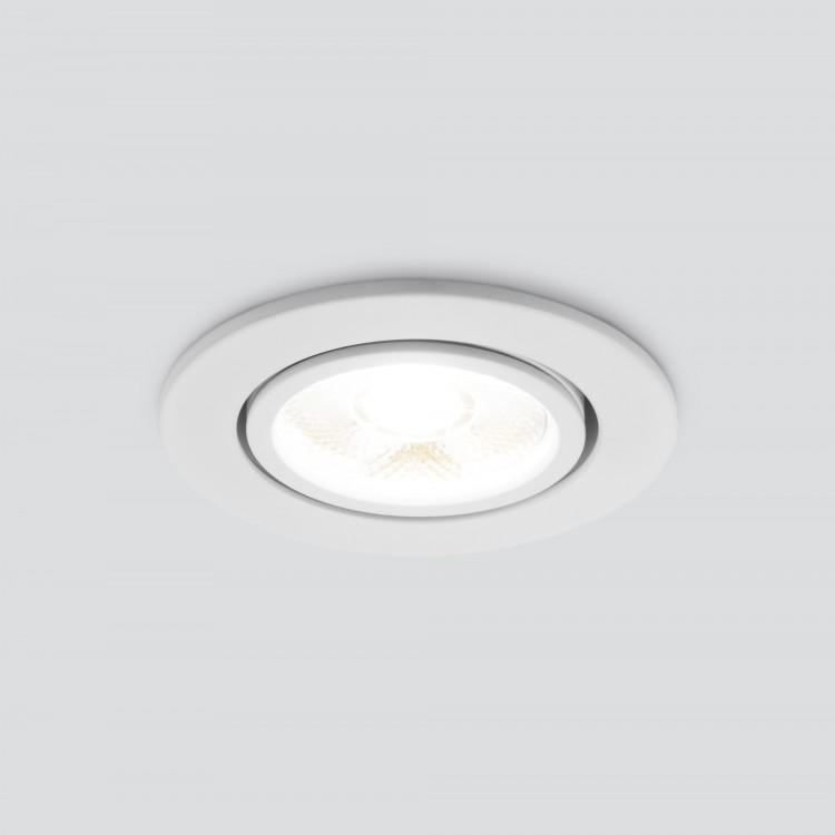 Встраиваемый точечный светильник Elektrostandart 15272/LED 5W 4200K WH белый