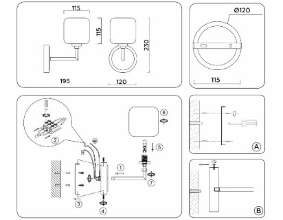 Бра Ambrella Light High Light Heigh Light LH53007