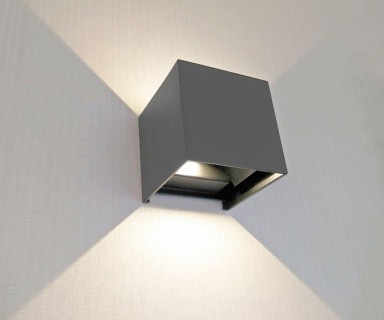KINK Light 08585,16(3000k) Светильник Куб темно-серый IP65