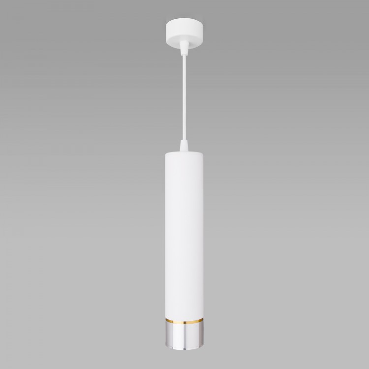 Светильник подвесной DLN107 GU10 белый/серебро (снят с пр-ва)