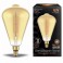 Лампа Gauss LED Vintage Filament 157802118 ST164 E27 6W 2700K Golden straight