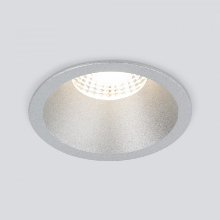 Встраиваемый точечный светильник Elektrostandart 15266/LED 7W 4200K SL серебро