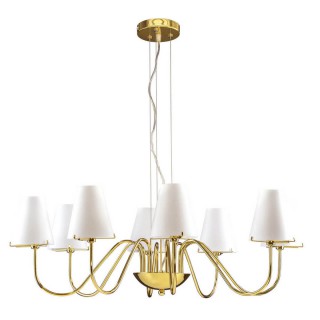 Люстра подв. Lightstar DIAFANO 8х40W G9 золото 758082