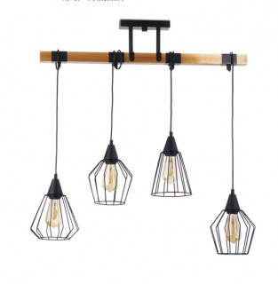 Подвес AURA  S1902-4 BK+BK+BK