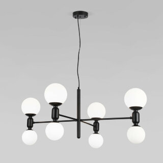 Люстра Eurosvet Bubble 30182/8 черный Smart
