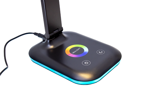 Наст. лампа UL621 (черный, 10 Вт, LED c RGB подсветкой)