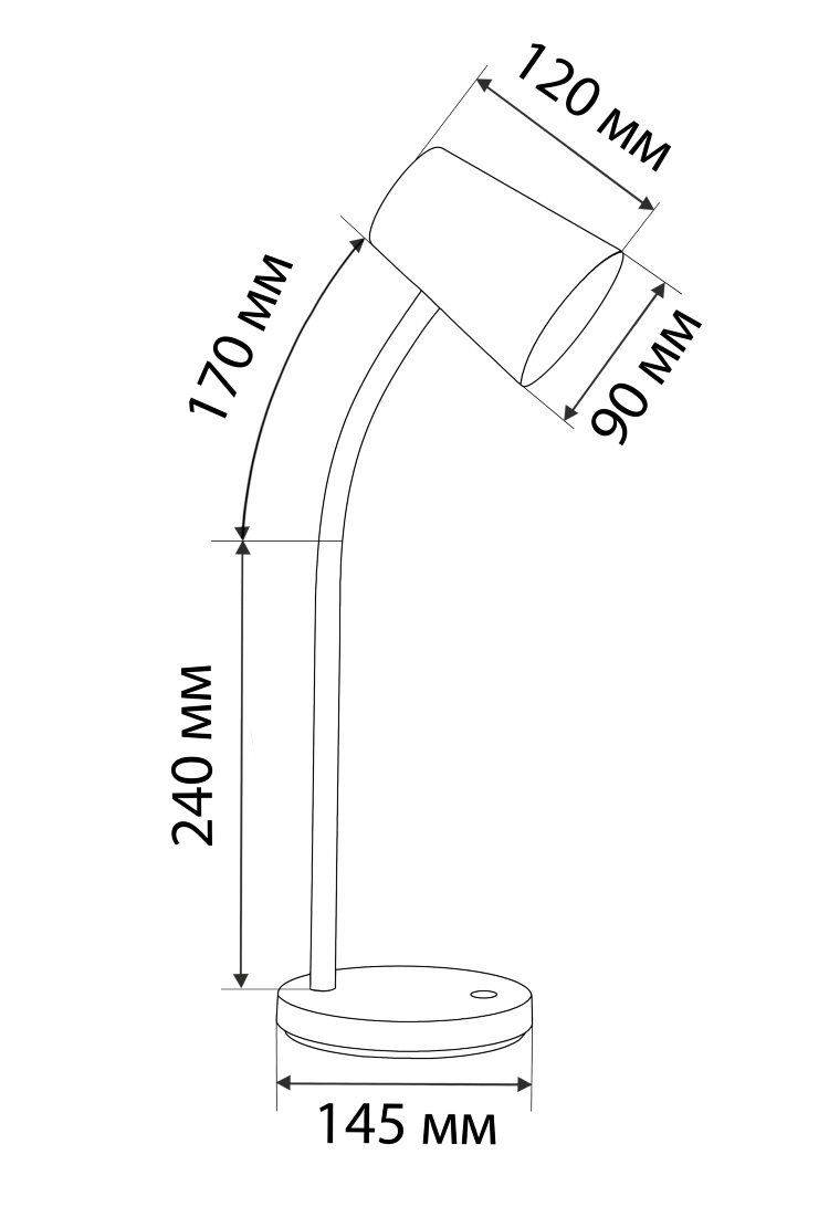 Настольная лампа MT2027  (белый, 15Вт, 220В, Е27)