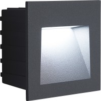 Светодиодный светильник Feron LN013 встраиваемый 3W 4000K, IP65, серый