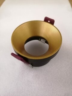 Светильник встраиваемый AURA WN2210BK+GD-GU10