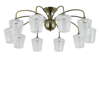 Люстра ESCADA 2129/10P E27*40W Antique Brass