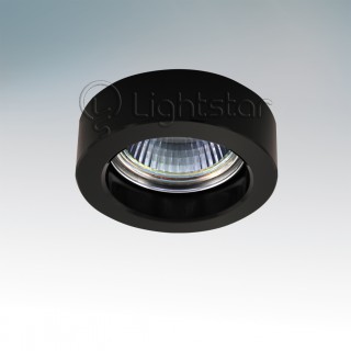 Светильник встраиваемый Lightstar 006137 LEI MINI BL MR16/HP16 ХРОМ/ЧЕРНЫЙ