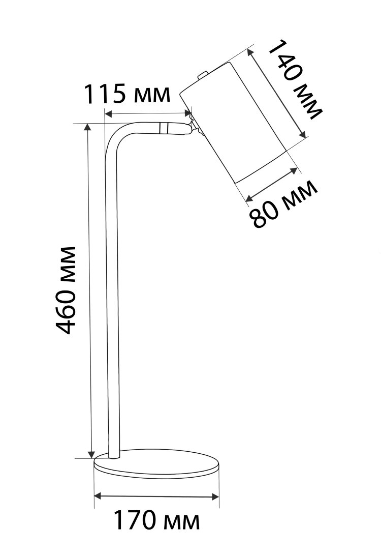 Настольная лампа MT2013  (белый, на основании, 60Вт, 220В, Е27)