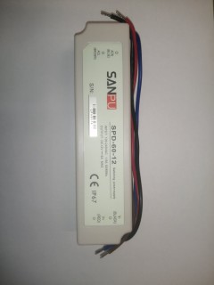 Блок питания SP-D 12V 60W 5A IP67 пластик