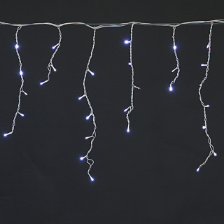Бахрома светод. 5*0,6м (180LED) A-056AR WT провод черный, белая, влазозащ.