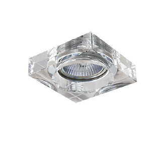 Светильник встраиваемый Lightstar 006140 LUI MINI CR MR16/HP16 ХРОМ/ПРОЗРАЧНЫЙ