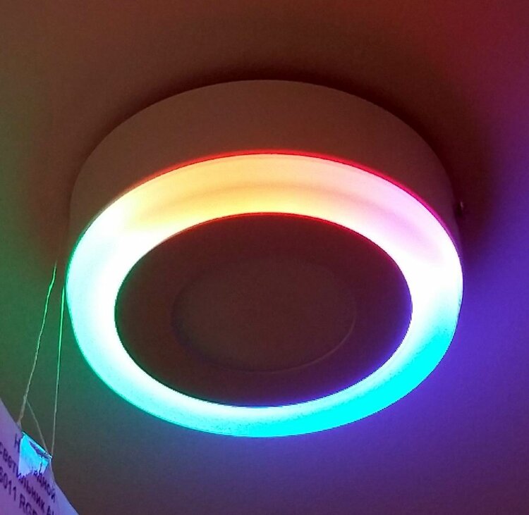 Накладной светильник AURA 6011 RGB  6W  (3 режима)