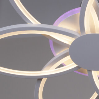 Люстра SNEHA 09877-0.3-06B WH (RGB)