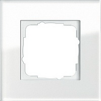 GIRA ESP Рамка 1-ая белое стекло G21112