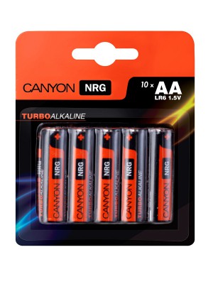 CANYON NRG Alkaline battery AA LR06 (S6ALKAA10) пальчиковая (1шт.)