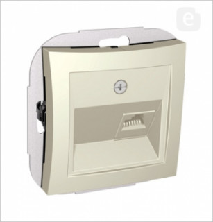 Розетка компьютерная  RJ45 WDE000283, крем (уп.10)