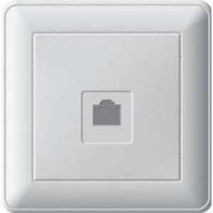 Розетка ТЛФ 1-ая Legrand Kaptika Белый 782114