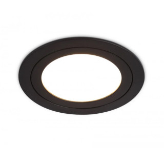 Светильник встраиваемый Ambrella TN6604 BK черный IP44 GX53 max 15W D110*23