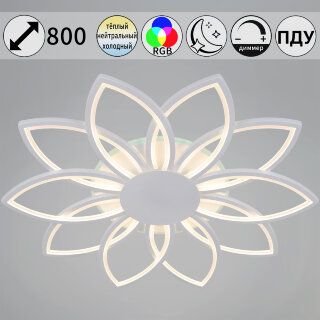 Люстра SNEHA 09877-0.3-10 WH (RGB)