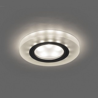Светильник встраиваемый Feron CD8060 15LED*2835 SMD 4000K, MR16 50W G5.3, белый матовый