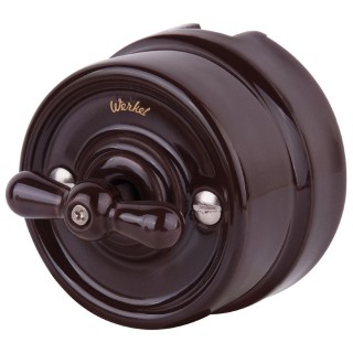 Выключатель на 4 положения Werkel Retro 2-кл. WL18-01-05 черный