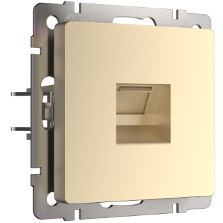 Werkel Розетка интернет 1-ая RJ-45 Шампань W1181011 (WL11-RJ-45)