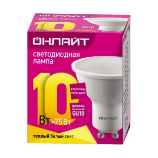 Лампа светод. ОНЛАЙТ 90 034 OLL-PAR16-10-230-4K-GU10