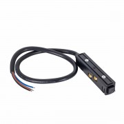 Коннектор для ввода питания Artelamp A480106 длина кабеля 0,5 м, черный