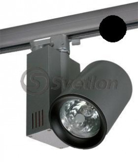 Светильник трековый  HQI-T G12 70W черн. с балл.(H28 Track G12 70W BK)
