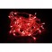 CL02 Гирлянда линейная, 20 LED красный, 1,9м +1.5м прозрачный шнур