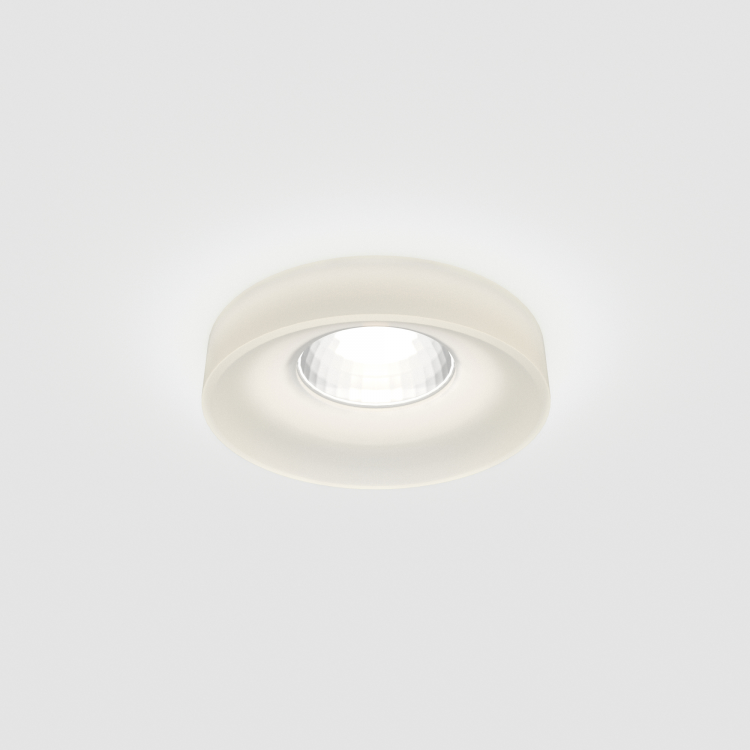 Встраиваемый точечный светодиодный светильник Elektrostandard 15268/LED 3W CL прозрачный