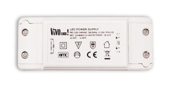 Электронный драйвер 20 Vivo Luce для LED