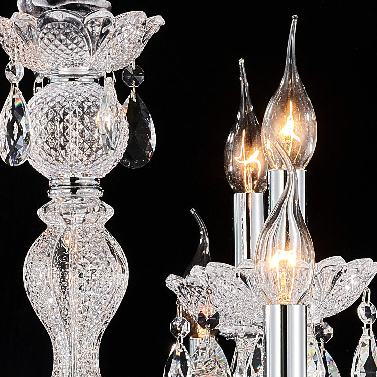 Люстра SNEHA (ILLUMICO) IL2065-8+4PBC-25 ELITE