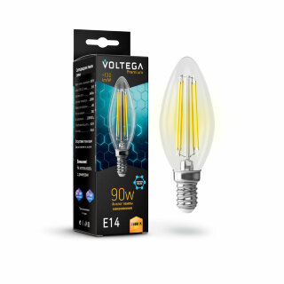 Лампа светод. Voltega Crystal Graphene  Candle 9W 2800K E14 7134