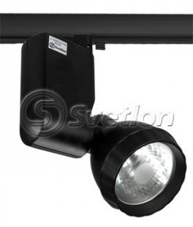 Светильник трековый  HQI-T G12 70W черный с балл.( JL-2020B Track G12 70W BK )
