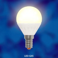 Лампа светодиодная  Uniel LED-G45-2W/WW/E27 150 Lm
