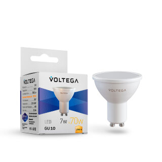Лампа светод. Voltega Simple MR16 7W 2700K 110° GU10 7247